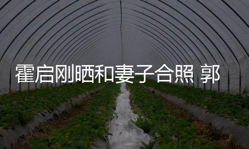 刚晒郭晶子合照 臃肿霍启和妻晶小出显腹突